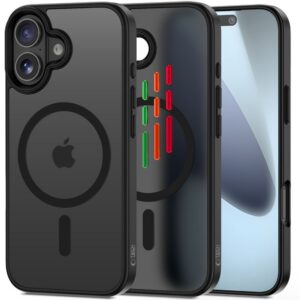 Dėklas Tech-Protect MagMat XT MagSafe iPhone 17, matinis juodas