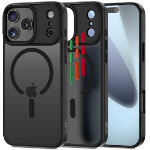 Dėklas Tech-Protect MagMat XT MagSafe iPhone 17 Pro, matinis juodas