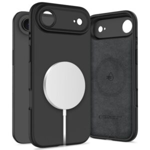 Dėklas Tech-Protect Silicone Magsafe iPhone Air, juodas