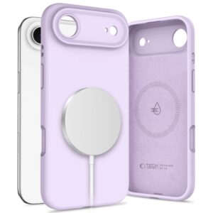 Dėklas Tech-Protect Silicone Magsafe iPhone Air, alyvinis