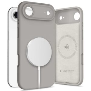 Dėklas Tech-Protect Silicone MagSafe iPhone Air, pilkas