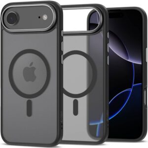 Dėklas Tech-Protect MagEdge iPhone Air, matinis juodas/pilkas