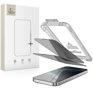 Privatumo apsauginis stiklas Tech-Protect Quick Set Spy+ iPhone 16 Pro Max, 2 vnt.