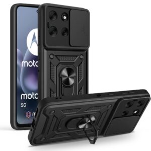 Dėklas Tech-Protect Camshield Pro Motorola Moto G86 5G / G86 Power 5G, juodas