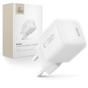 Įkroviklis Tech-Protect NCM25 25W PD, baltas