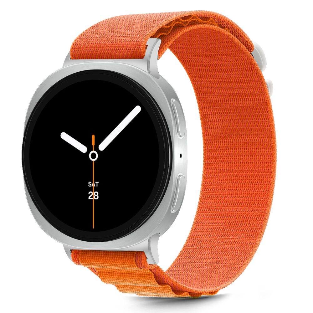 Dirželis Tech-Protect Nylon Pro Samsung Galaxy Watch 8 / 9 / Classic (40 / 44 / 46 mm), oranžinis - Image 2