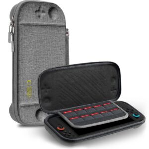Dėklas Tech-Protect Slim Pouch Nintendo Switch 2, tamsiai pilkas