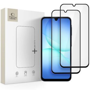 Apsauginis stiklas Tech-Protect Glass Fit+ 2 vnt. Samsung Galaxy A16 4G/5G / A26 5G / A17 4G/5G, juodas