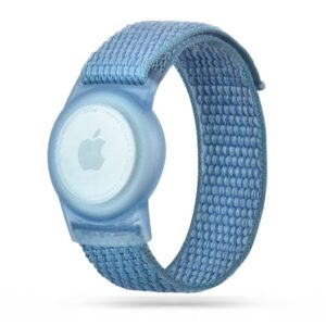 Apyrankė Tech-Protect Nylon Apple AirTag 1/2, mėlyna