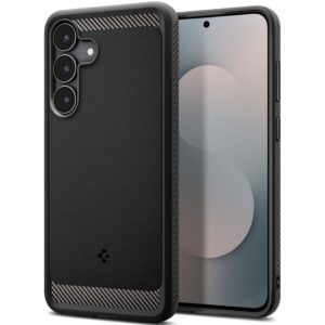 Dėklas Spigen Rugged Armor Galaxy S25 FE, matinis juodas