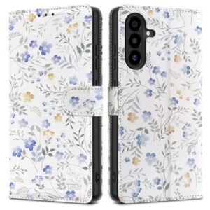 Dėklas Tech-Protect Wallet Samsung Galaxy A26 5G / A17 4G / 5G, pavasario gėlių raštas