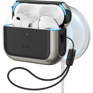 Dėklas ESR Orbit HaloLock MagSafe AirPods Pro 3, titaninis