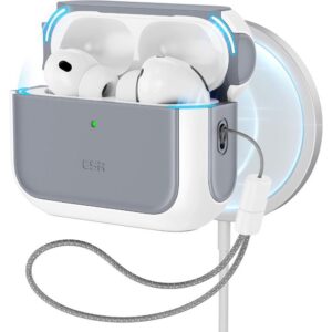 Dėklas ESR Orbit HaloLock MagSafe AirPods Pro 3, baltas