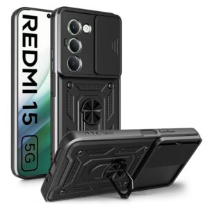 Dėklas Tech-Protect CamShield Pro Xiaomi Redmi 15 4G / 5G, juodas