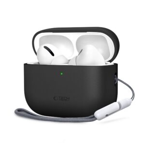 Dėklas Tech-Protect Silicone AirPods Pro 3, juodas