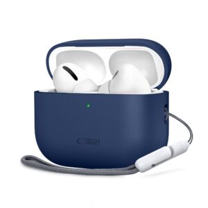 Dėklas Tech-Protect Silicone AirPods Pro 3, tamsiai mėlynas