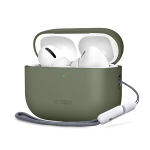 Dėklas Tech-Protect Silicone Apple AirPods Pro 3, alyvuogių žalias