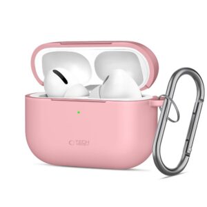 Dėklas Tech-Protect Silicone Hook Apple AirPods Pro 3, dulkėtai rožinis