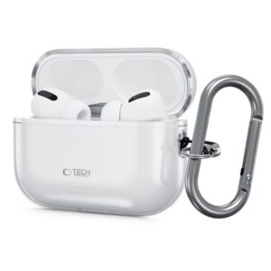 Dėklas Tech-Protect FlexAir Apple AirPods Pro 3, skaidrus