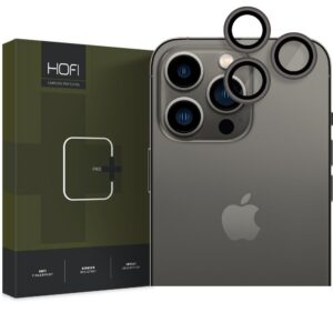 Kameros apsauginis stiklas Hofi CamRing Pro+ iPhone 14 Pro / 14 Pro Max, juodas