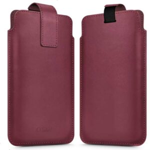 Dėklas Tech-Protect SM65 universalus telefonams 6.0-6.9 colio, vyšninis