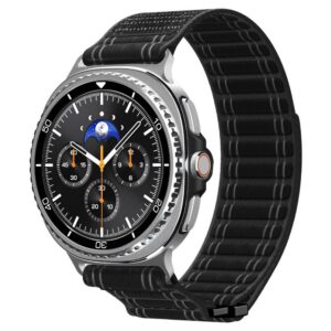 Dirželis Spigen WBF0 Samsung Galaxy Watch 8 / 9 / Classic (40 / 44 / 46 mm), juodas