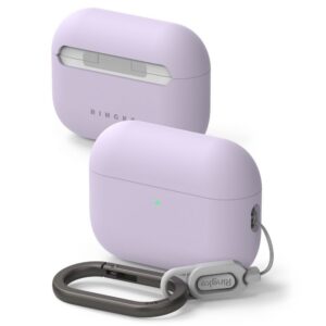 Dėklas Ringke Silicone Apple AirPods Pro 3, šviesiai violetinis