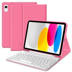 Dėklas su klaviatūra Tech-Protect SC Pen iPad 10.9 (2022) / iPad 11 (2025), purpurinis