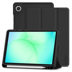 Dėklas Tech-Protect SmartCase Pen Samsung Galaxy Tab A9 / A11 8.7, juodas