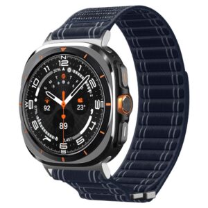 Dirželis Spigen WBF0 Samsung Galaxy Watch Ultra 1 / 2 (47 mm), tamsiai mėlynas