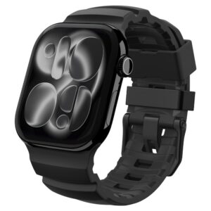 Dirželis Spigen WBS2 Apple Watch 8/9/10/11/SE/Ultra (44/45/46/49 mm), juodas