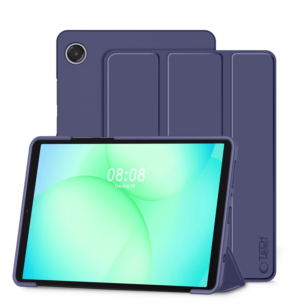 Dėklas Tech-Protect SmartCase Samsung Galaxy Tab A9 / A11 8.7 X110 / X115 / X133 / X135, tamsiai mėlynas