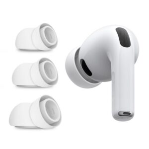 Ausinių antgaliai Tech-Protect Apple AirPods Pro 3, 3 vnt., balti
