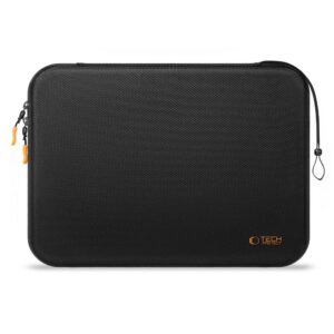 Dėklas nešiojamajam kompiuteriui Tech-Protect Hardpouch 15-16, juodas/oranžinis