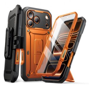 Dėklas Supcase Unicorn Beetle Pro iPhone 17 Pro Max, koralinis