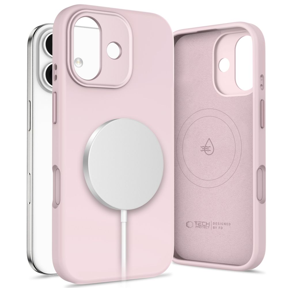 Dėklas Tech-Protect Uniq MagSafe iPhone 17, rožinis
