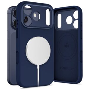 Dėklas Tech-Protect Uniq MagSafe iPhone 17 Pro Max, tamsiai mėlynas