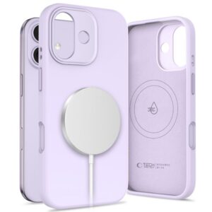 Dėklas Tech-Protect Uniq MagSafe iPhone 17, levandų spalvos