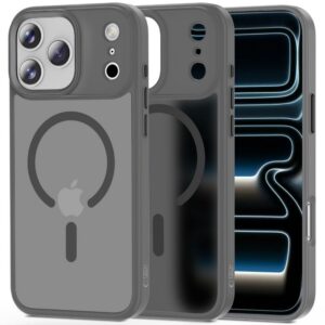 Dėklas Tech-Protect MagMat MagSafe iPhone 17 Pro, matinis pilkas