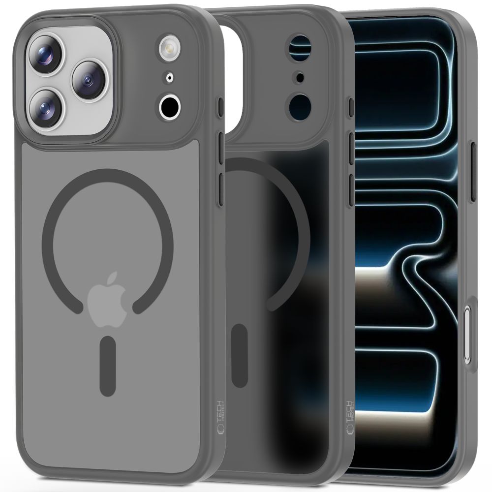 Dėklas Tech-Protect MagMat MagSafe iPhone 17 Pro, matinis pilkas