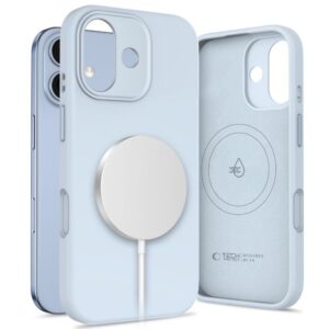 Dėklas Tech-Protect Uniq MagSafe iPhone 17, pilkai melsvas