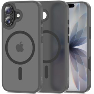Dėklas Tech-Protect MagMat MagSafe iPhone 17, matinis pilkas