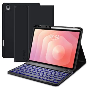 Dėklas su klaviatūra Tech-Protect SC Pen Galaxy Tab S11 11.0 X730/X736B, juodas