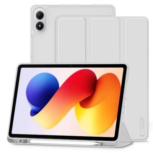 Dėklas Tech-Protect SmartCase Pen Xiaomi Poco Pad M1 / Redmi Pad 2 Pro 12.1, pilkas