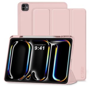 Dėklas Tech-Protect SmartCase Pen iPad Pro 13" 7/8 gen. (2024-2025), rožinis