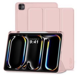 Dėklas Tech-Protect SmartCase Pen iPad Pro 11" 5/6 gen. (2024-2025), rožinis