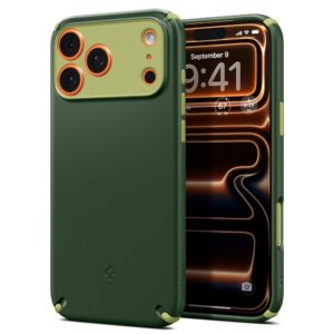 Dėklas Spigen Nano Pop Hybrid Mag MagSafe iPhone 17 Pro, avokadinis žalias