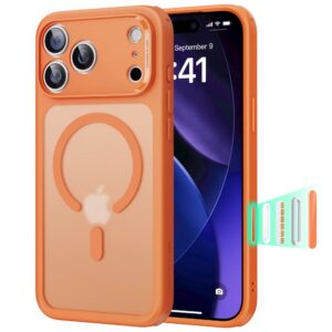 Dėklas ESR Classic Hybrid MagSafe iPhone 17 Pro Max, matinis oranžinis