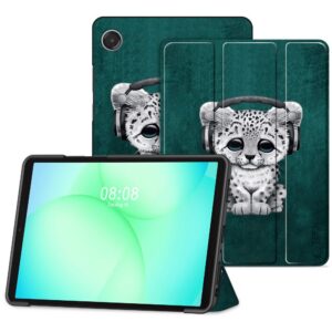 Dėklas Tech-Protect SmartCase Samsung Galaxy Tab A9+ / A11+ Plus 11.0 X210 / X215 / X216 / X230 / X235 / X236, su liūdnos katės raštu
