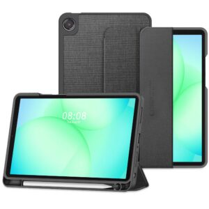 Dėklas Tech-Protect SC Pen Canvas Samsung Galaxy Tab A9+ / A11+ Plus 11.0 X210 / X215 / X216 / X230 / X235 / X236, tamsiai pilkas